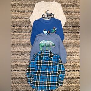 4pc Boys 3T Tops Bundle long Sleeve Shirts Granimals Koalakids Gap